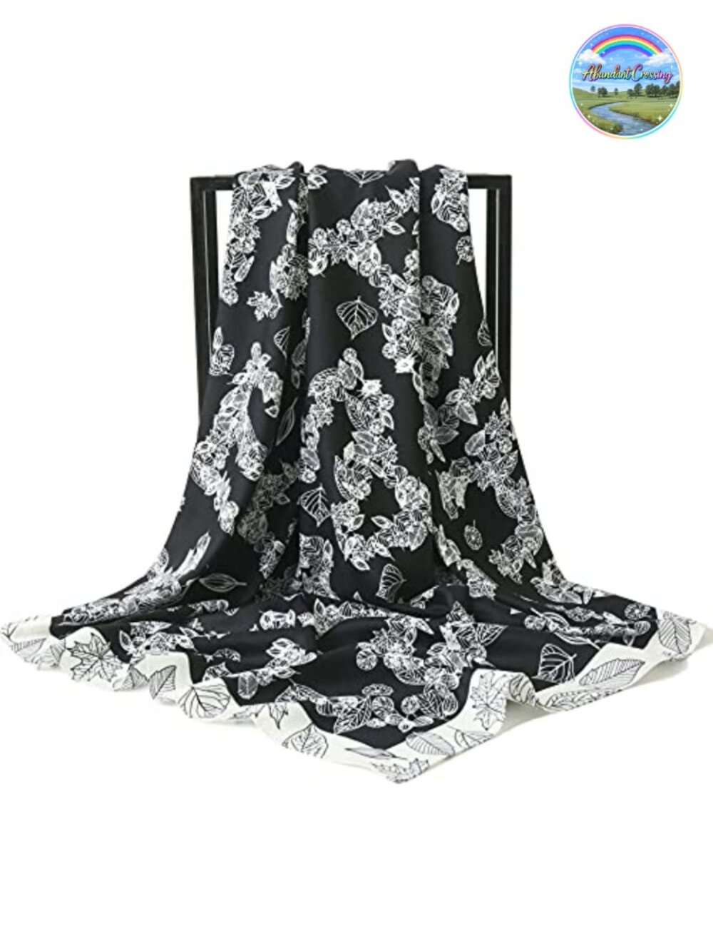 100% Mulberry Silk Scarf 35" Square Hair Wrap Neck Scarf Gift Boxed